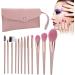 Verdant Touch 12 Pcs Makeup Brush Set for Blusher Foundation Concealer with Storage Bag - Buy Online on GoSupps.com