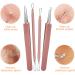 IKOCO Stainless Steel Blackhead Remover Tool Kit - 8Pcs Extractors, 10X Mirror, Rose Gold - Buy Online on GoSupps.com