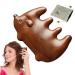 Scalp massage curb scalp massage of wide tooth comb portable natural wood wide denture comb scalp massage for family and friends birthday present