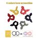 Soft Bow Cotton Hair Scrunchies for Women & Girls - 6 Colors - Great for Thick Hair - Buy Online on GoSupps.com
