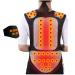 Seniors Self Heating Back Brace Physical Therapy 108pcs Magnets Full Back Lumbar Support Belt Pain Relief For Middle Elderly Men Women Posture Corrector (Color : Black Size : L/Large) L/Large Black