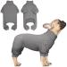 Dog Sweater Turtleneck Knitted Dog Clothes Solid Color Puppy Sweater Warm Cat Sweater Dog Sweaters for Small Dogs (Grey & XS) X-Small Grey