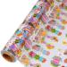 shareluck 31.5 x 100ft Easter Cellophane Wrap - Easter Cello Wrapping paper to Wrap Gift Basket, Treat-Easter Design & Eggs Cellophane. (31.5 fold into 16)