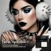 Black and White Makeup Palette | Gothic Foundation & Eye Shadow Kit for Halloween | High-Pigment Matte Finish | Ideal for Smokey Eyes & Cosplay - Buy Online on GoSupps.com