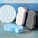 Super Soft Exfoliating Bath Sponge 3Pcs Set - Gentle Dead Skin Remover for Adults, Children, and Pregnant Women - Buy Online on GoSupps.com