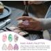 Palette de 6 Bagues Manucure pour Nail Art Plateau M langeur pour Vernis Ongles Format Mini Portable Adapt pour Proth sistes Ongulaires et Amateurs de Manucure - Buy Online on GoSupps.com