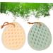 Beavorty 2pcs Face & Body Sponge Bath Scrubber Set - Exfoliating Loofah Shower Brush and Towel - Buy Online on GoSupps.com