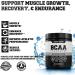 BCAA Powder (Fermented) - 6g Essential Amino Acid Supplement for Muscle Recovery, Strength, and Growth - Blue Raspberry (30 Servings) - Buy Online on GoSupps.com
