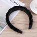 Braided Padded Headband for Women - Vintage Wide Black Hairband | International Shipping - Buy Online on GoSupps.com