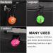 Forge Quality TSA Approved Luggage Locks for Travel Accessories Set Your own Combination Zinc Alloy Body Cable Black 4 Locks - Buy Online on GoSupps.com