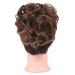 ELAINE Messy Tousled Wavy Curly Hair Buns Ponytail Extension - Dark Brown Tip Light Auburn - Buy Online on GoSupps.com