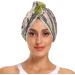 Tropical Leaves Dry Hair Cap & Quick Drying Towel Set - 2 Piece Super Absorbent Soft & Comfortable with Button Headband for All Hair Types | International Shipping Available - Buy Online on GoSupps.com