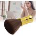 Mini Hair Brush Barber Neck Duster Brush Soft Hair Electroplating Process Barber Brush Neck Duster Hairdressing Tool Suitable for Home Hair Salon Golden - Buy Online on GoSupps.com