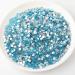 Beadsland 288 Flat Back Rhinestones - Aquamarine Nail Crystals SS30 (6.4-6.6mm) for Stunning Nail Art - Buy Online on GoSupps.com