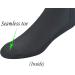 Yomandamor Men's Cotton Diabetic Crew Socks - Non-binding Top, Seamless (4 Pairs, Size 10-13, Black) - Buy Online on GoSupps.com