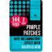 BRIGHTJUNGLE Pimple Patches for Face - Acne patches. Absorbing Cover, Invisible, Blemish Spot, Hydrocolloid, Skin Treatment, Facial Stickers, Two Sizes, Blends in with skin (144) Salicylic Acid