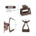 Matte Hair Claw Clips Set - 12 Medium & 2 Small Thick Square Hair Claws for Non-Slip Hold - Women's Hair Accessories - Buy Online on GoSupps.com
