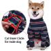 Surgical Recovery Suit for Dogs - Breathable Long-Sleeved Pajamas | Postoperative Wound Protection | Alternative to Elizabethan Collar - 2XL Blue - Buy Online on GoSupps.com