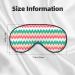Colour Curve Ripple Chart Unisex Adjustable Blackout Sleep Eye Mask for Travel Yoga & Home Elastic Buckle Design - Buy Online on GoSupps.com