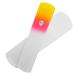 Glass Foot File Foot Scraper and Foot Rasp by Bona Fide Beauty - Premium Heel File Made of Czech Glass Sunset
