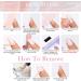 Nail Adhesive Wrap - Semi Cured Gel Nails Strips (Black French Style) - Buy Online on GoSupps.com