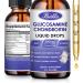 Glucosamine Chondroitin MSM Liquid Drops-w/ Turmeric Boswellia Quercetin Bromelain-Vegan, Antioxidant Support for Back,Knee,Hands-Joint Support Supplement Supports Healthy Joints, Mobility & Cartilage