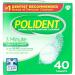 Polident Tablets 40 Size 40s Polident 3 Minute Denture Cleanser Tablets
