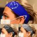 3 Pack Nurse Headbands with Buttons - Ear Pain Relief, Face Mask Holder, Elastic Hair Bands for Healthcare Workers (Blue, Black, Grey) - Buy Online on GoSupps.com
