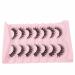 Milllruez False Eyelashes Cat Eye Natural Look - 7 Pairs Pack, Fluffy Faux Mink, Volume Spiky, Clear Band - Wispy & Wet Look Lashes - Buy Online on GoSupps.com