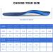 Walkhero Plantar Fasciitis Insoles | High Arch Support Orthotic Shoe Inserts | Relieve Foot Pain | Mens 11-11 1/2 | Womens 13-13 1/2 Blue - Buy Online on GoSupps.com