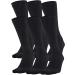 Under Armour Adult Training Cotton Crew Socks - 6 Pack, Black, Large - Buy Online on GoSupps.com
