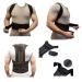 Lumbar Posture Corrector for Adjustable Belt Shoulder ction Posture Corset Adult Black X - Buy Online on GoSupps.com
