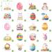 Easter Bunny Temporary Tattoos for Kids - 140Pcs Party Favor Stickers - Buy Online on GoSupps.com