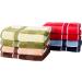 Lavish Home Oakville Velour 6-Piece Towel Set - Navy | 100% Cotton - Buy Online on GoSupps.com