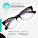 Tortoise Retro Square Blue Light Readers for Women - Stylish & Durable Reading Glasses for All Face Shapes - 2.25x Vision Enhancement - Buy Online on GoSupps.com