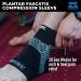 Zensah Plantar Fasciitis Sleeve - Arch Support & Compression Foot Sleeve for Heel Pain - Medium, 1 Pair - Black - Buy Online on GoSupps.com