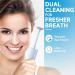 RorincoGi Tongue Scraper 2 Pack - Soft Tongue Cleaner for Fresh Breath - Oral Care Tools for Adults & Kids - White & Blue - Buy Online on GoSupps.com