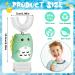 Kids 4inch Electric Toothbrush - Dinosaur Design, Rechargeable & Waterproof with 5 Cleaning Modes - 2 Brush Heads Included - For Toddlers & Kids 2-12 Years Old (Green) - Buy Online on GoSupps.com