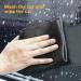 GIFZES Fine Fiber Cleaning Cloth Lint-Free Glass Wipes 5pcs Superfine Super Soft Strong Water Absorption Lint No Trace Widely Used for Car Mirror Black L Large Black - Buy Online on GoSupps.com