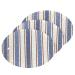 3-Pack Cleaning Kitchen Sponges Oval Blue Cloth Strip Kitchen Cellulose Dishwashing Wood Pulp Cotton one sizex3 Blue
