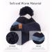 XIAOHAWANG Striped Winter Kids Beanie Hat & Scarf Set - Sky Blue | 2-4 Years - Buy Online on GoSupps.com