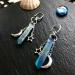 Feyley Earrings | Handmade Raw Crystal Moon & Star Dangle Witch Jewelry | Heavenly Healing Quartz | Unique Women s Gift - Buy Online on GoSupps.com