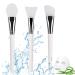 3 Pieces Silicone Facial Mask Brush Set Hairless Facial Mud Applicator Blending Brush Makeup Beauty Tool