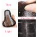 Bangs Hair Clip in Bangs Transparent Swiss Lace Human Hair Bangs Clip In Fringe Hairpieces Extension For Women Breathable Remy Hair Bangs Hair Extensions(8x10 Brown) - Buy Online on GoSupps.com