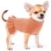 ALAGIRLS Winter Turtleneck Dog Sweater for Medium Dogs Thick Breathable Cat Clothes Warm Dog Dress for Yorkie Shih Tzu Dachshund Chihuahua Bulldog LightOrange M M LightOrange