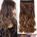 Hair Extensions Synthetic Hair Extensions 24Inch Hair ExtensionsLong Wavy Women Clip In One Piece Hair Extensions Black Brown Fake clip Hairpiece for women Hair Pieces(Ash blonde) 24inches Ash blonde - Buy Online on GoSupps.com