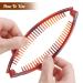 Sibba 12 Pieces Banana Hair Clips for Women Girls - Large Vintage Combs for Thick Curly Hair - Fishtail Clip Ponytail Holder - 12PCS - Buy Online on GoSupps.com