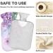NAANLE Hot Water Bottle with Cover - 1L Transparent | Pain Relief for Menstrual Cramps Hand & Feet | Watercolor Shorts Heat & Cold Therapy - Buy Online on GoSupps.com