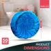 SOL 24pk Toilet Cistern Blocks Ocean Scent 50g Toilet Fresheners Toilet Blocks Cistern Toilet Bowl Cleaner Toilet Blocks for Cisterns with Long Lasting Fragrance Removes & Prevents Limescale - Buy Online on GoSupps.com