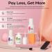 Modelones Dip Powder Nail Kit - 4 Colors Gentle Pink Starter Set for French Nail Art - Beginner Manicure DIY Salon Extension Kit - Buy Online on GoSupps.com